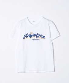 SHIPS any: ANYロゴ プリント 半袖 Tシャツ