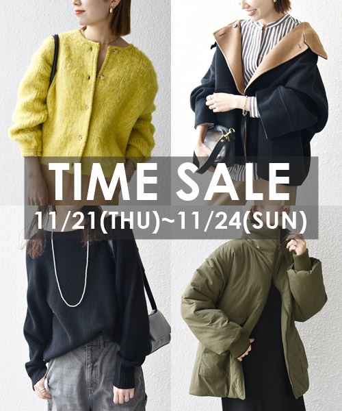 TIME SALE11/24()܂ŁI~̎ACewjbg&AE^[x_ځI